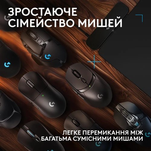 Купити Килимок для миші Logitech Powerplay 2 (947-000003) Black - ціна в Києві, Львові, Вінниці, Хмельницькому, Франківську, Україні | інтернет-магазин TELEMART.UA фото