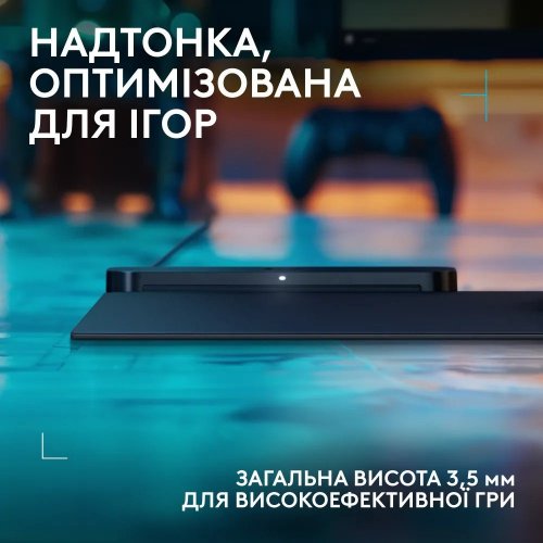 Купити Килимок для миші Logitech Powerplay 2 (947-000003) Black - ціна в Києві, Львові, Вінниці, Хмельницькому, Франківську, Україні | інтернет-магазин TELEMART.UA фото