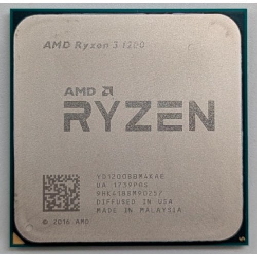 Купить Процессор AMD Ryzen 3 1200 3.1(3.4)GHz sAM4 Tray (YD1200BBM4KAE) (Восстановлено продавцом, 745917) с проверкой совместимости: обзор, характеристики, цена в Киеве, Днепре, Одессе, Харькове, Украине | интернет-магазин TELEMART.UA фото