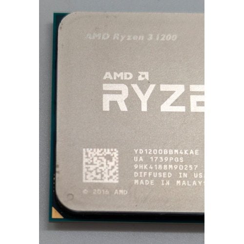 Купить Процессор AMD Ryzen 3 1200 3.1(3.4)GHz sAM4 Tray (YD1200BBM4KAE) (Восстановлено продавцом, 745917) с проверкой совместимости: обзор, характеристики, цена в Киеве, Днепре, Одессе, Харькове, Украине | интернет-магазин TELEMART.UA фото