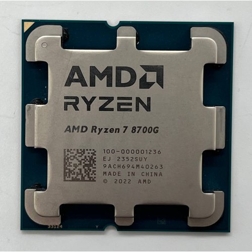 Процесор AMD Ryzen 7 8700G 4.2(5.1)GHz 16MB sAM5 Tray (100-000001236) (Відновлено продавцем, 745927) купити з перевіркою сумісності: огляд, характеристики, ціна у Києві, Львові, Вінниці, Хмельницькому, Івано-Франківську, Україні | інтернет-магазин TELEMART.UA фото