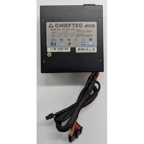 Блок живлення CHIEFTEC Super Series 600W (CFT-600-14CS) (Відновлено продавцем, 746094) купити з перевіркою сумісності: огляд, характеристики, ціна у Києві, Львові, Вінниці, Хмельницькому, Івано-Франківську, Україні | інтернет-магазин TELEMART.UA фото