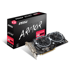 Видеокарта MSI Radeon RX 580 ARMOR 8192MB (RX 580 ARMOR 8G) (Восстановлено продавцом, 746244)