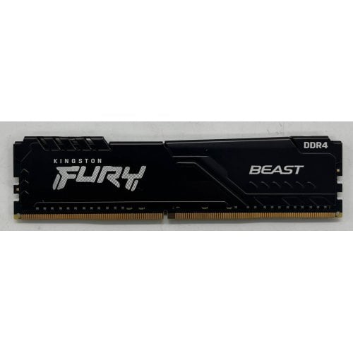 Купить Озу Kingston DDR4 16GB 3200Mhz FURY Beast Black (KF432C16BB1/16) (Восстановлено продавцом, 746266) с проверкой совместимости: обзор, характеристики, цена в Киеве, Днепре, Одессе, Харькове, Украине | интернет-магазин TELEMART.UA фото