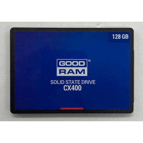 Ssd-диск GoodRAM CX400 TLC 128GB 2.5" (SSDPR-CX400-128) (Відновлено продавцем, 746274) купити з перевіркою сумісності: огляд, характеристики, ціна у Києві, Львові, Вінниці, Хмельницькому, Івано-Франківську, Україні | інтернет-магазин TELEMART.UA фото