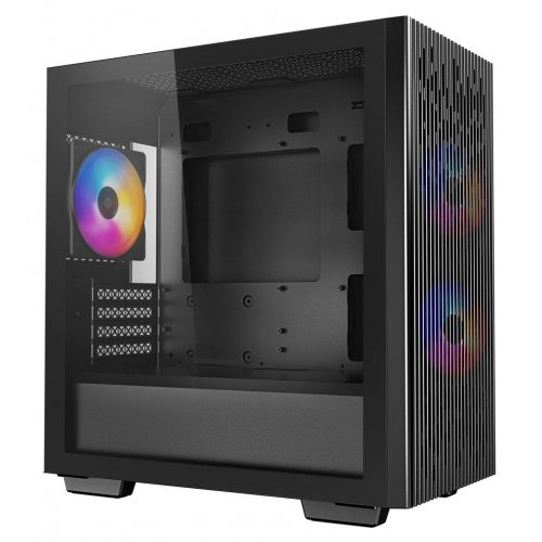 Купить Корпус Deepcool MATREXX 40 3FS Tempered Glass без БП (DP-MATX-MATREXX40-3FS) Black (Восстановлено продавцом, 746447) с проверкой совместимости: обзор, характеристики, цена в Киеве, Днепре, Одессе, Харькове, Украине | интернет-магазин TELEMART.UA фото