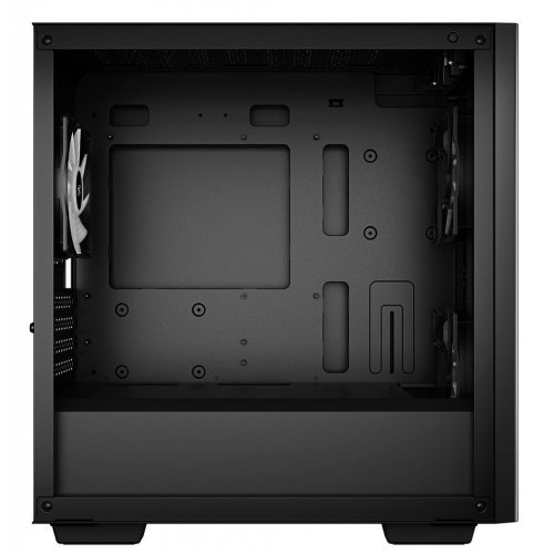 Корпус Deepcool MATREXX 40 3FS Tempered Glass без БЖ (DP-MATX-MATREXX40-3FS) Black (Відновлено продавцем, 746447) купити з перевіркою сумісності: огляд, характеристики, ціна у Києві, Львові, Вінниці, Хмельницькому, Івано-Франківську, Україні | інтернет-магазин TELEMART.UA фото