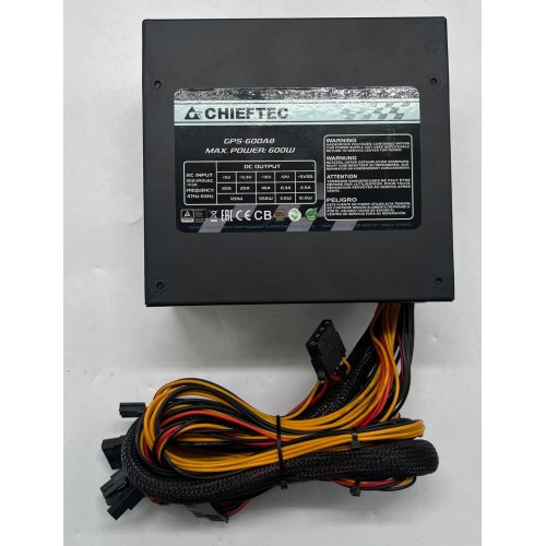 Блок живлення CHIEFTEC Smart 600W (GPS-600A8) (Відновлено продавцем, 746462) купити з перевіркою сумісності: огляд, характеристики, ціна у Києві, Львові, Вінниці, Хмельницькому, Івано-Франківську, Україні | інтернет-магазин TELEMART.UA фото