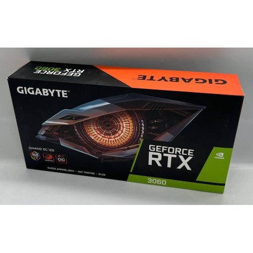 Відеокарта Gigabyte GeForce RTX 3060 Gaming OC 12288MB (GV-N3060GAMING OC-12GD 2.0) (Відновлено продавцем, 746514) купити з перевіркою сумісності: огляд, характеристики, ціна у Києві, Львові, Вінниці, Хмельницькому, Івано-Франківську, Україні | інтернет-магазин TELEMART.UA фото