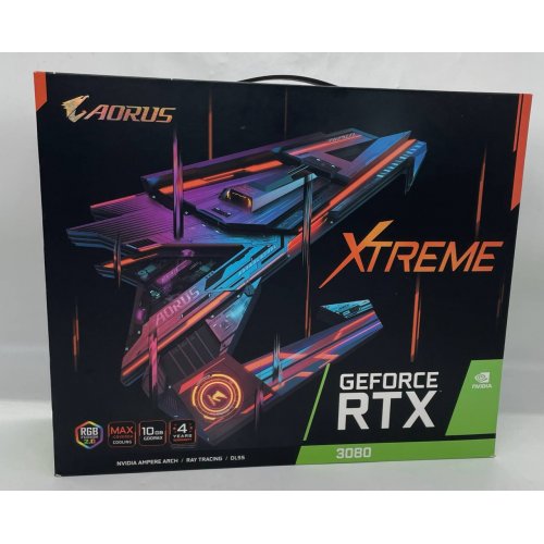 Відеокарта Gigabyte GeForce RTX 3080 AORUS XTREME 10240MB (GV-N3080AORUS X-10GD) (Відновлено продавцем, 746727) купити з перевіркою сумісності: огляд, характеристики, ціна у Києві, Львові, Вінниці, Хмельницькому, Івано-Франківську, Україні | інтернет-магазин TELEMART.UA фото