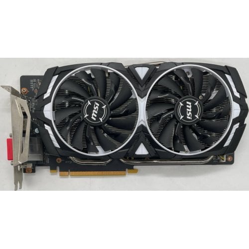 Відеокарта MSI GeForce GTX 1060 Armor OC V1 6144MB (GTX 1060 ARMOR 6G OCV1) (Відновлено продавцем, 746734) купити з перевіркою сумісності: огляд, характеристики, ціна у Києві, Львові, Вінниці, Хмельницькому, Івано-Франківську, Україні | інтернет-магазин TELEMART.UA фото