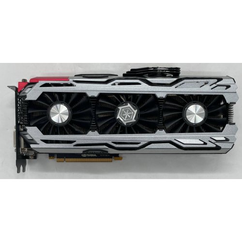 Відеокарта Inno3D GeForce GTX 1070 iChill HerculeZ X4 8192MB (C107V4-1SDN-P5DNX) (Відновлено продавцем, 746806) купити з перевіркою сумісності: огляд, характеристики, ціна у Києві, Львові, Вінниці, Хмельницькому, Івано-Франківську, Україні | інтернет-магазин TELEMART.UA фото