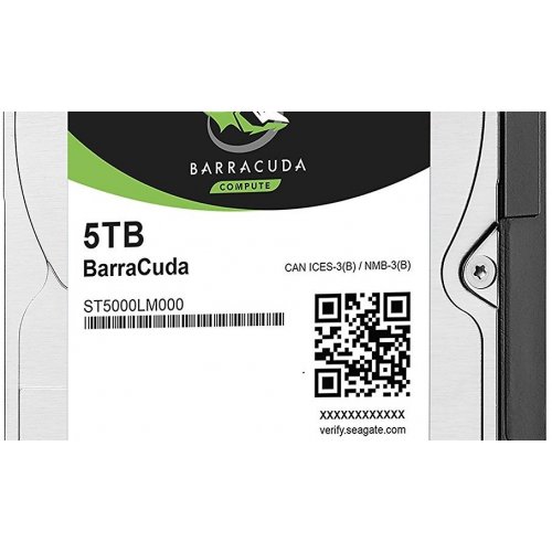 Продати Жорсткий диск Seagate BarraCuda 5TB 128MB 5400RPM 2.5" (ST5000LM000) за Trade-In у інтернет-магазині Телемарт - Київ, Дніпро, Україна фото