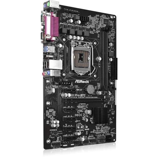 Продати Материнська плата AsRock H81 PRO BTC R2.0 (s1150, Intel H81) (После ремонта) за Trade-In у інтернет-магазині Телемарт - Київ, Дніпро, Україна фото