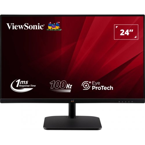 Купити Монітор ViewSonic 23.8" VA2432-MHD Black - ціна в Києві, Львові, Вінниці, Хмельницькому, Франківську, Україні | інтернет-магазин TELEMART.UA фото