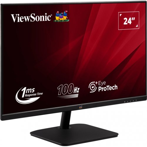 Купити Монітор ViewSonic 23.8" VA2432-MHD Black - ціна в Києві, Львові, Вінниці, Хмельницькому, Франківську, Україні | інтернет-магазин TELEMART.UA фото