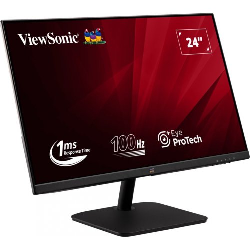 Купити Монітор ViewSonic 23.8" VA2432-MHD Black - ціна в Києві, Львові, Вінниці, Хмельницькому, Франківську, Україні | інтернет-магазин TELEMART.UA фото