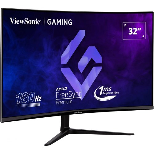 Купить Монитор ViewSonic 31.5" VX3218C-2K Black - цена в Харькове, Киеве, Днепре, Одессе
в интернет-магазине Telemart фото