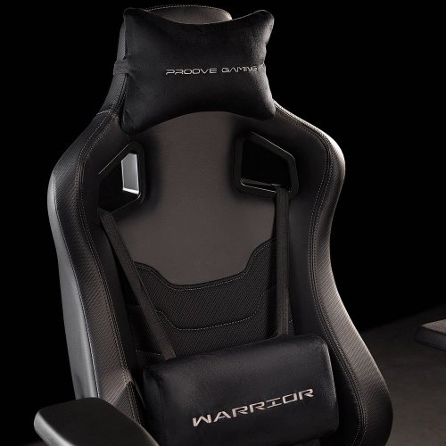 Ігрове крісло Proove Gaming Warrior (GCWR0001001) Black купити в Україні: Київ, Львів, Хмельницький, Тернопіль | Низька ціна, відгуки, характеристики від TELEMART фото