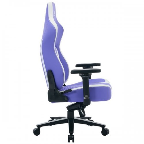 Ігрове крісло Proove Gaming Geek (GCGK00001016) White/Purple купити в Україні: Київ, Львів, Хмельницький, Тернопіль | Низька ціна, відгуки, характеристики від TELEMART фото