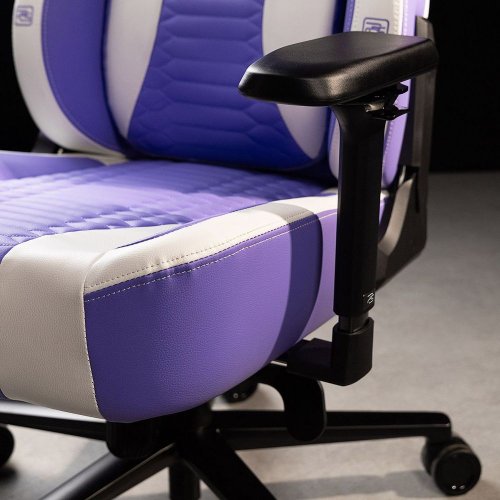 Ігрове крісло Proove Gaming Geek (GCGK00001016) White/Purple купити в Україні: Київ, Львів, Хмельницький, Тернопіль | Низька ціна, відгуки, характеристики від TELEMART фото
