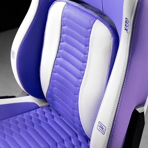 Ігрове крісло Proove Gaming Geek (GCGK00001016) White/Purple купити в Україні: Київ, Львів, Хмельницький, Тернопіль | Низька ціна, відгуки, характеристики від TELEMART фото
