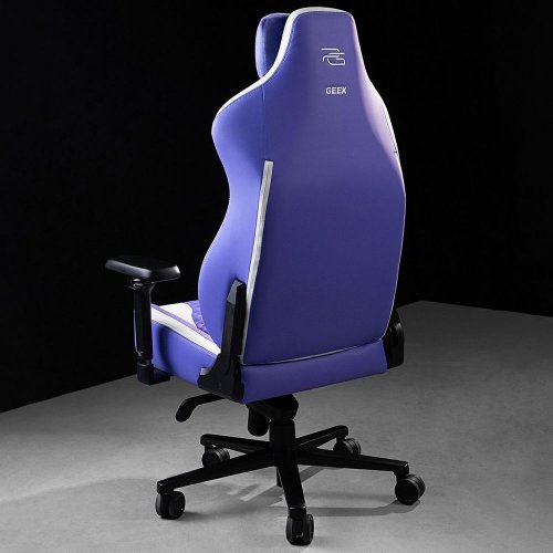 Ігрове крісло Proove Gaming Geek (GCGK00001016) White/Purple купити в Україні: Київ, Львів, Хмельницький, Тернопіль | Низька ціна, відгуки, характеристики від TELEMART фото