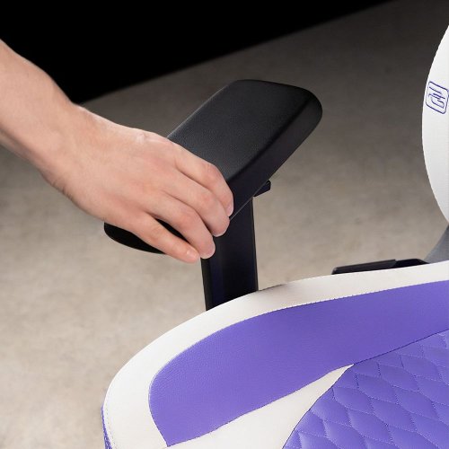Ігрове крісло Proove Gaming Geek (GCGK00001016) White/Purple купити в Україні: Київ, Львів, Хмельницький, Тернопіль | Низька ціна, відгуки, характеристики від TELEMART фото