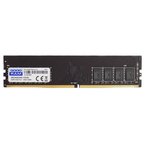 Купить Озу GoodRAM DDR4 4GB 2400Mhz (GR2400D464L17S/4G) (Восстановлено продавцом, 747180) с проверкой совместимости: обзор, характеристики, цена в Киеве, Днепре, Одессе, Харькове, Украине | интернет-магазин TELEMART.UA фото