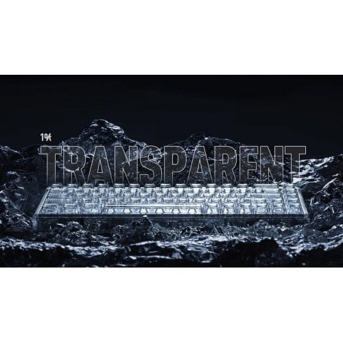 Клавиатура Lofree OE907 1% Transparent Mechanical MX Linear Switches Wireless (LO-6922694801227) Transparent купить в Украине | Telemart фото