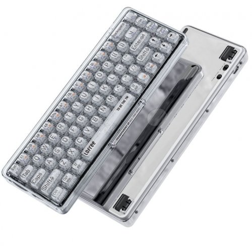 Купить Клавиатура Lofree OE907 1% Transparent Mechanical MX Linear Switches Wireless (LO-6922694801227) Transparent - цена в Харькове, Киеве, Днепре, Одессе
в интернет-магазине Telemart фото