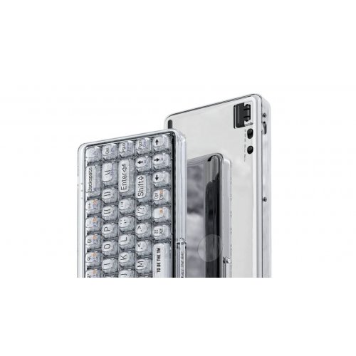 Купить Клавиатура Lofree OE907 1% Transparent Mechanical MX Linear Switches Wireless (LO-6922694801227) Transparent - цена в Харькове, Киеве, Днепре, Одессе
в интернет-магазине Telemart фото