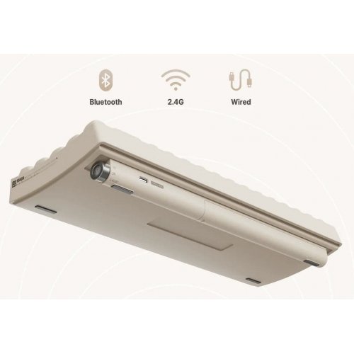 Купити Клавіатура Lofree OE902 Touch 68 Mechanical Gateron Linear Switches Wireless (LO-6922694806260) Tofu - ціна в Києві, Львові, Вінниці, Хмельницькому, Франківську, Україні | інтернет-магазин TELEMART.UA фото
