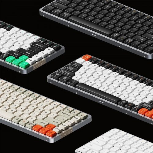 Купити Клавіатура Lofree OE915 Flow 84 Mechanical MX Linear Switches Wireless (LO-6922694805010) White - ціна в Києві, Львові, Вінниці, Хмельницькому, Франківську, Україні | інтернет-магазин TELEMART.UA фото