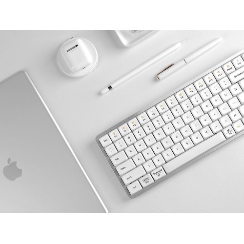 Купити Клавіатура Lofree OE915 Flow 84 Mechanical MX Linear Switches Wireless (LO-6922694805010) White - ціна в Києві, Львові, Вінниці, Хмельницькому, Франківську, Україні | інтернет-магазин TELEMART.UA фото