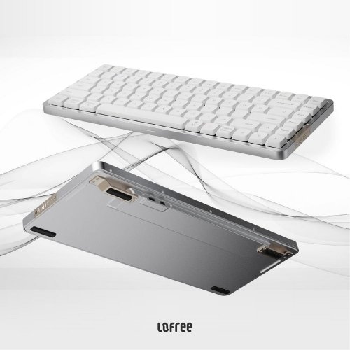 Купити Клавіатура Lofree OE915 Flow 84 Mechanical MX Linear Switches Wireless (LO-6922694805010) White - ціна в Києві, Львові, Вінниці, Хмельницькому, Франківську, Україні | інтернет-магазин TELEMART.UA фото