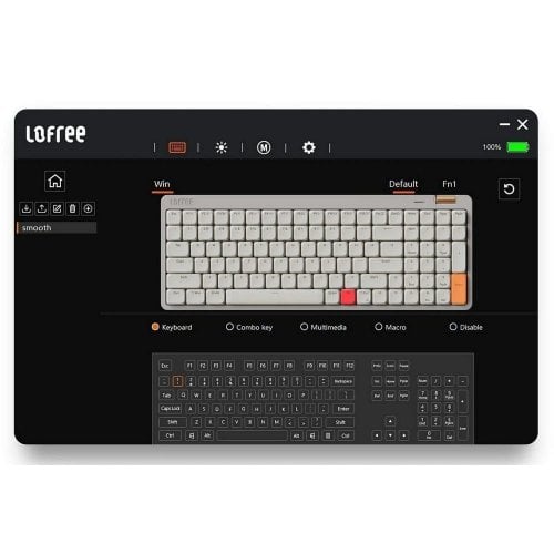 Клавиатура Lofree OE921 Flow Lite 84 Mechanical Linear Switches Wireless (LO-6922694806857) Marble купить в Украине | Telemart фото