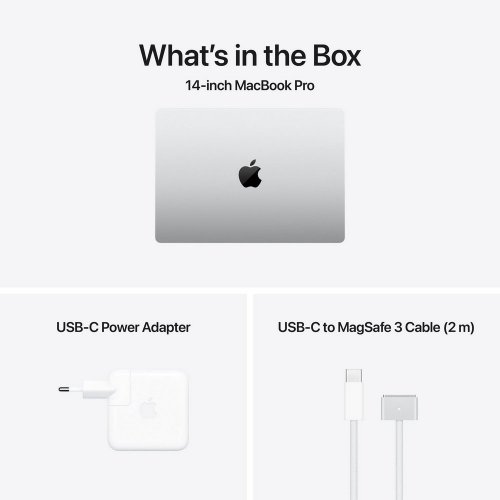 Купити Ноутбук Apple MacBook Pro 14" M4 Max 36/1TB 2024 (MX2G3UA/A) Silver - ціна в Києві, Львові, Вінниці, Хмельницькому, Франківську, Україні | інтернет-магазин TELEMART.UA фото