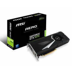 Відеокарта MSI GeForce GTX 1070 AERO 8192MB (GF GTX 1070 AERO 8G)