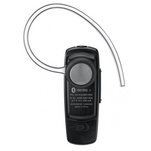 Купити Bluetooth-гарнітура Samsung HM1950 Black - ціна в Києві, Львові, Вінниці, Хмельницькому, Франківську, Україні | інтернет-магазин TELEMART.UA фото