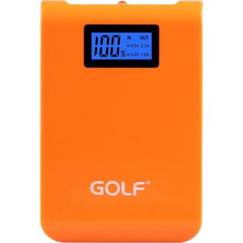 Купить Powerbank Golf GF-LCD01 10400mAh Orange - цена в Харькове, Киеве, Днепре, Одессе
в интернет-магазине Telemart фото
