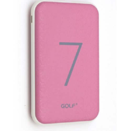 Купить Powerbank Golf G25 7000 mAh Pink - цена в Харькове, Киеве, Днепре, Одессе
в интернет-магазине Telemart фото