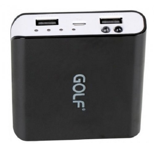Купить Powerbank Golf GF-803 7800mAh Black/White - цена в Харькове, Киеве, Днепре, Одессе
в интернет-магазине Telemart фото