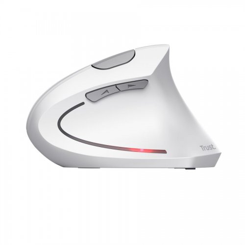Миша Trust Verto Ergonomic Wireless (25132) White купити в Україні: Київ, Львів, Хмельницький, Тернопіль | Низька ціна, відгуки, характеристики від TELEMART фото