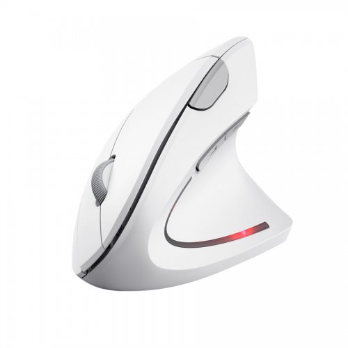 Миша Trust Verto Ergonomic Wireless (25132) White купити в Україні: Київ, Львів, Хмельницький, Тернопіль | Низька ціна, відгуки, характеристики від TELEMART фото