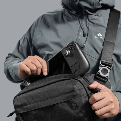 Поясна сумка Tomtoc Wander-T26 X-pack (T26S1D2) Black купити в Україні: Київ, Львів, Хмельницький, Тернопіль | Низька ціна, відгуки, характеристики від TELEMART фото