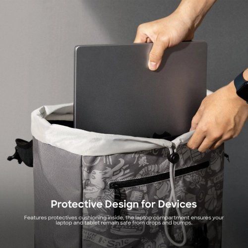 Рюкзак Tomtoc 15.6" Vintpack OCHM-TA1 (TA1M1S1HQ) Gray купити в Україні: Київ, Львів, Хмельницький, Тернопіль | Низька ціна, відгуки, характеристики від TELEMART фото