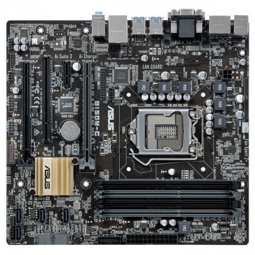Продать Материнская плата Asus B150M-C/CSM (s1151, Intel B150) по Trade-In интернет-магазине Телемарт - Киев, Днепр, Украина фото