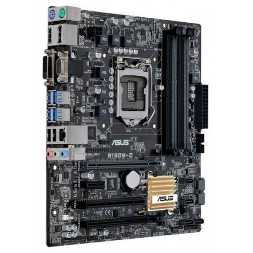 Продать Материнская плата Asus B150M-C/CSM (s1151, Intel B150) по Trade-In интернет-магазине Телемарт - Киев, Днепр, Украина фото