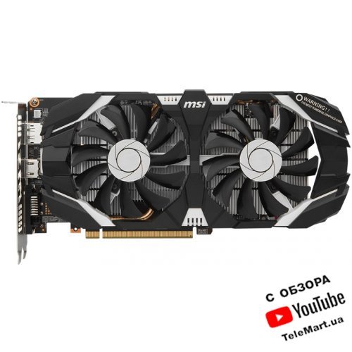 Продать Видеокарта MSI Geforce GTX 1060 3072MB (GTX 1060 3GT) (После обзора YouTube) по Trade-In интернет-магазине Телемарт - Киев, Днепр, Украина фото